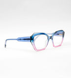Leander frame - blue and pink