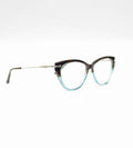 Tristan frame - clear brown/blue