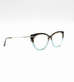 Tristan frame - clear brown/blue
