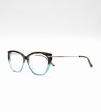 Tristan - CLEAR BROWN/BLUE