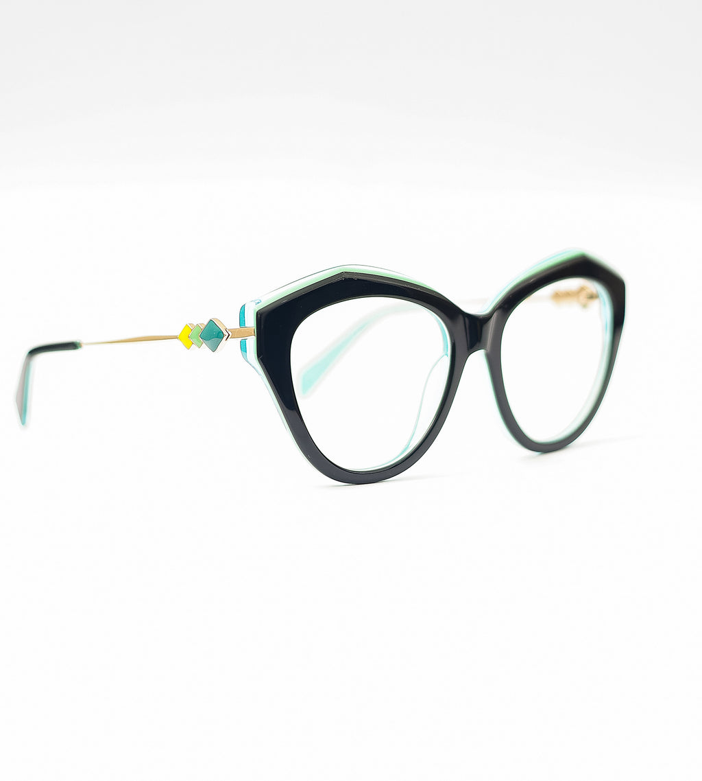 Travis frame - black and green