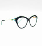 Travis frame - black and green